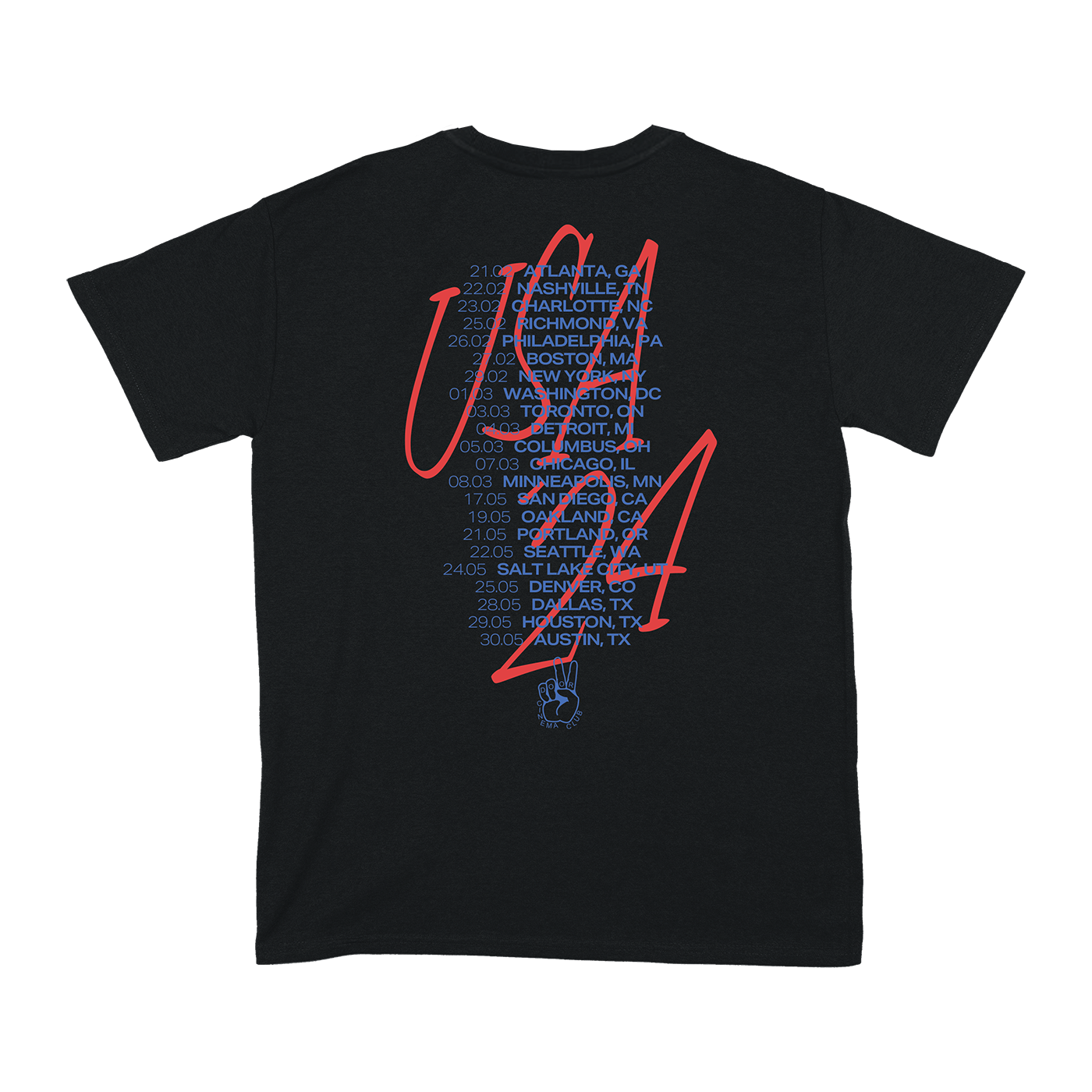 SPRING 2024 - USA TOUR T-SHIRT