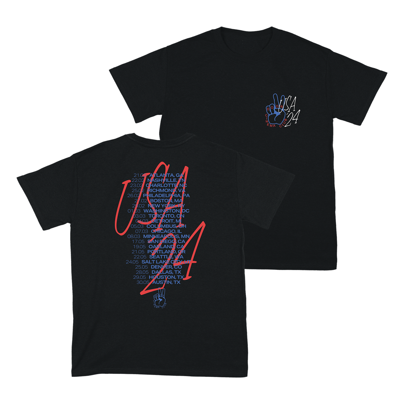 SPRING 2024 - USA TOUR T-SHIRT