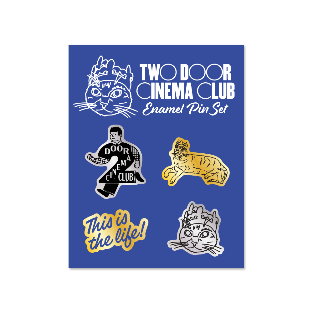 THS IS THE LIFE ENAMEL PIN SET