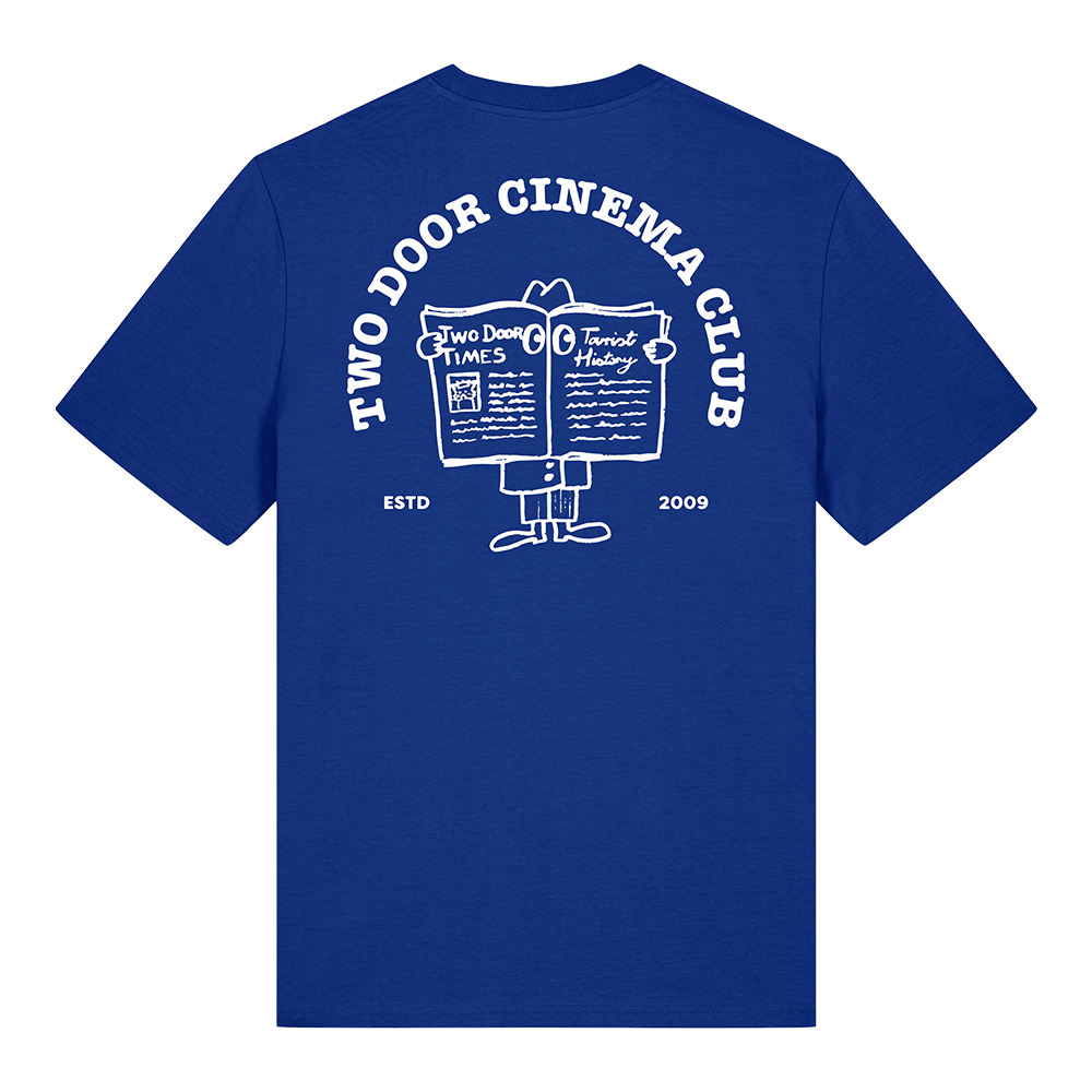 TWO DOOR TIMES BLUE TEE