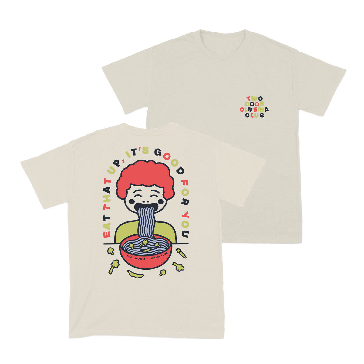 EAT UP T-SHIRT (NATURAL)