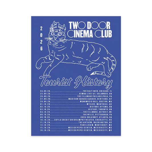 TOURIST HISTORY FALL 2026 TOUR POSTER