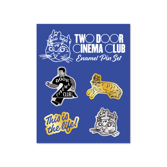 THS IS THE LIFE ENAMEL PIN SET
