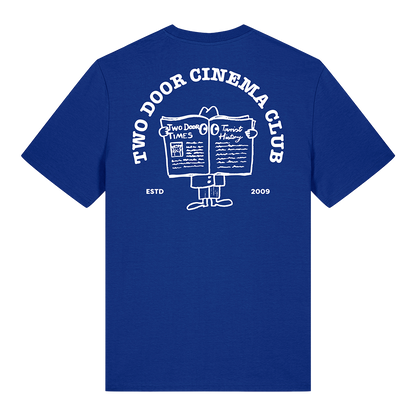 TWO DOOR TIMES BLUE TEE