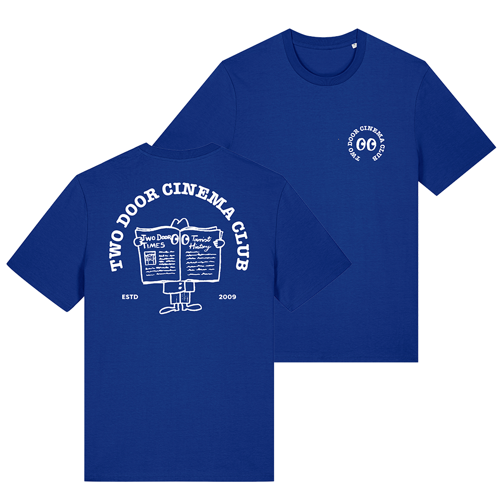 TWO DOOR TIMES BLUE TEE
