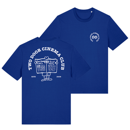 TWO DOOR TIMES BLUE TEE