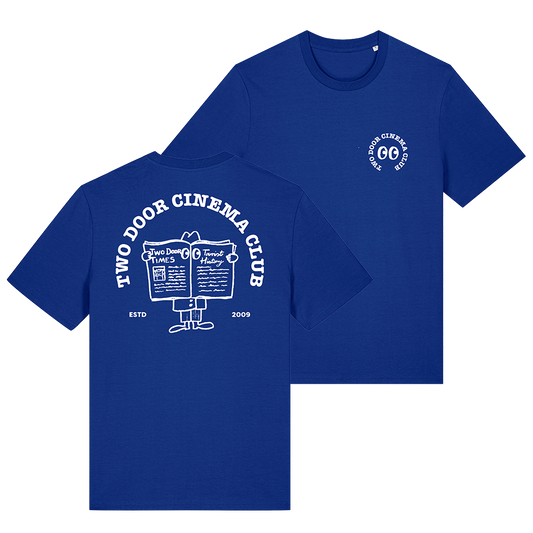 TWO DOOR TIMES BLUE TEE
